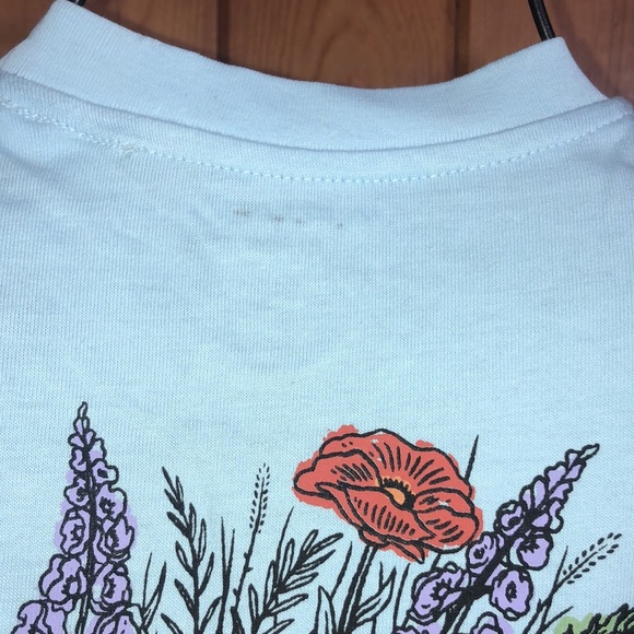 Ariat Women's Rebar CottonStrong Roughneck Graphic T-Shirt size medium blue​ - Picture 10 of 16